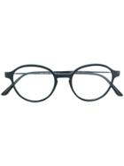 Giorgio Armani Round Glasses - Black