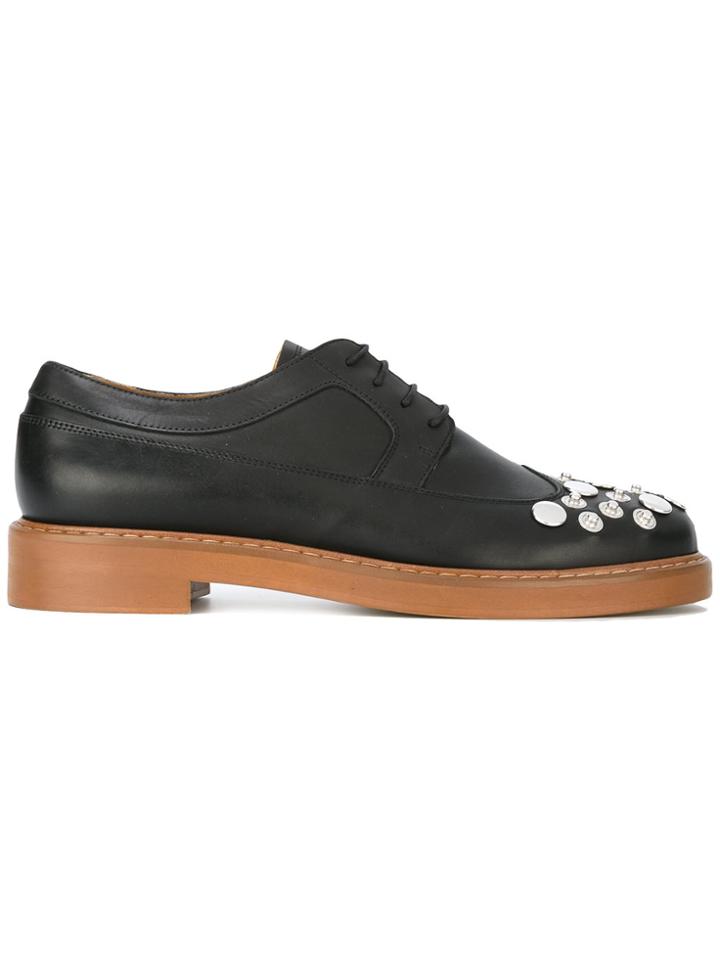 Mm6 Maison Margiela Studded Brogues - Black