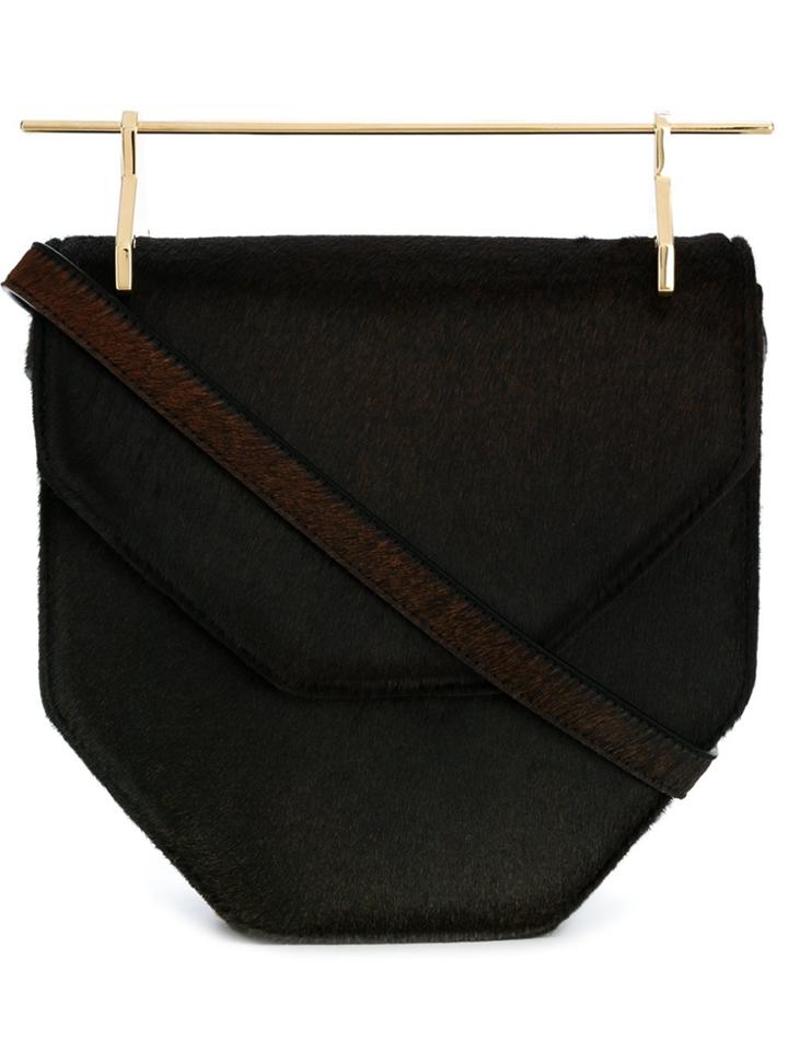 M2malletier Pony Hair Crossbody Bag - Brown