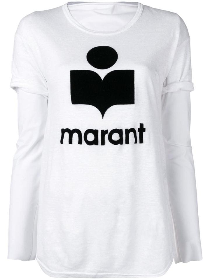 Isabel Marant Étoile Logo Print T-shirt - White