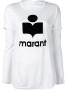 Isabel Marant Étoile Logo Print T-shirt - White