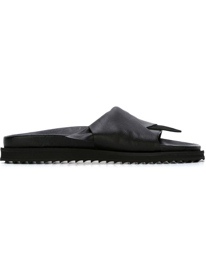 Ports 1961 Asymmetric Panel Detail Sandals