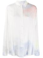 John Elliott Tie-dye Print Shirt - White