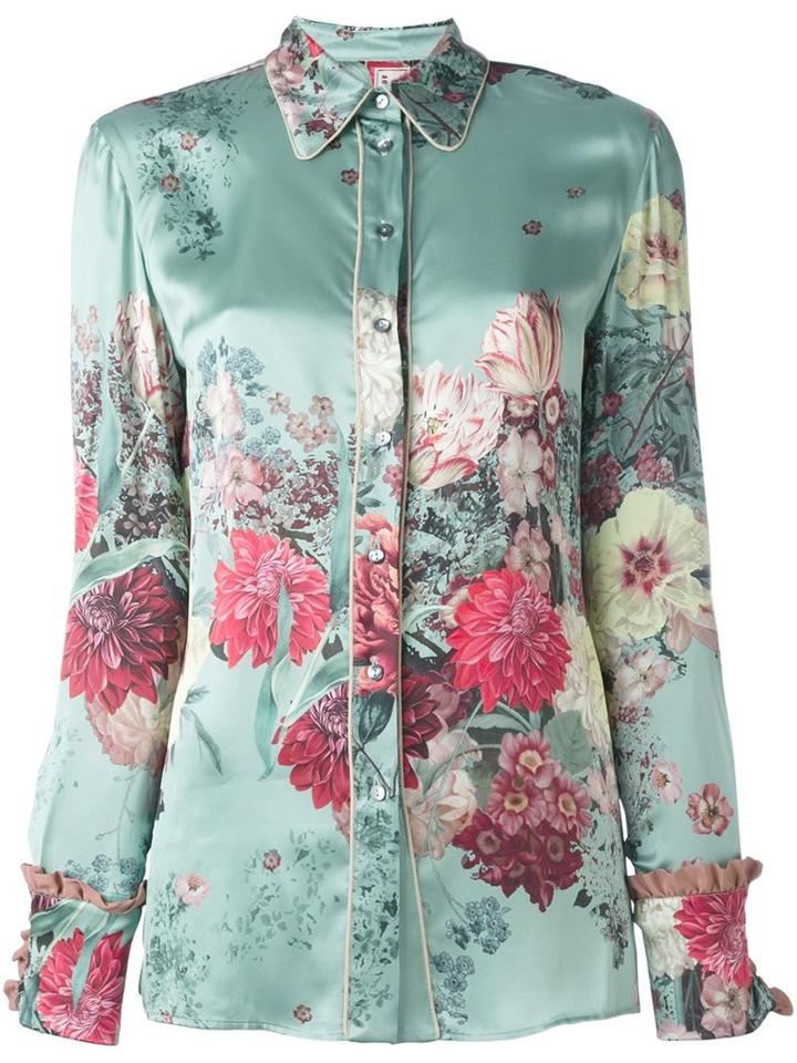 Antonio Marras Floral Print Shirt