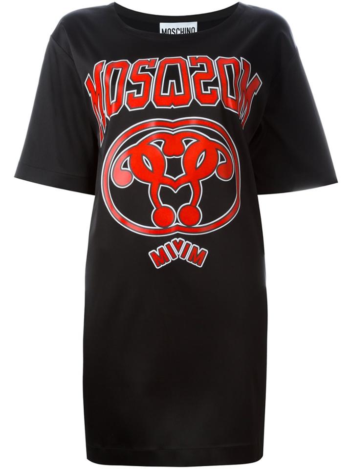 Moschino Double Question Mark Dress - Black
