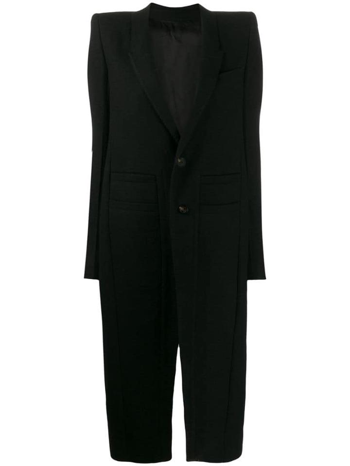 Rick Owens Neue Coat - Black