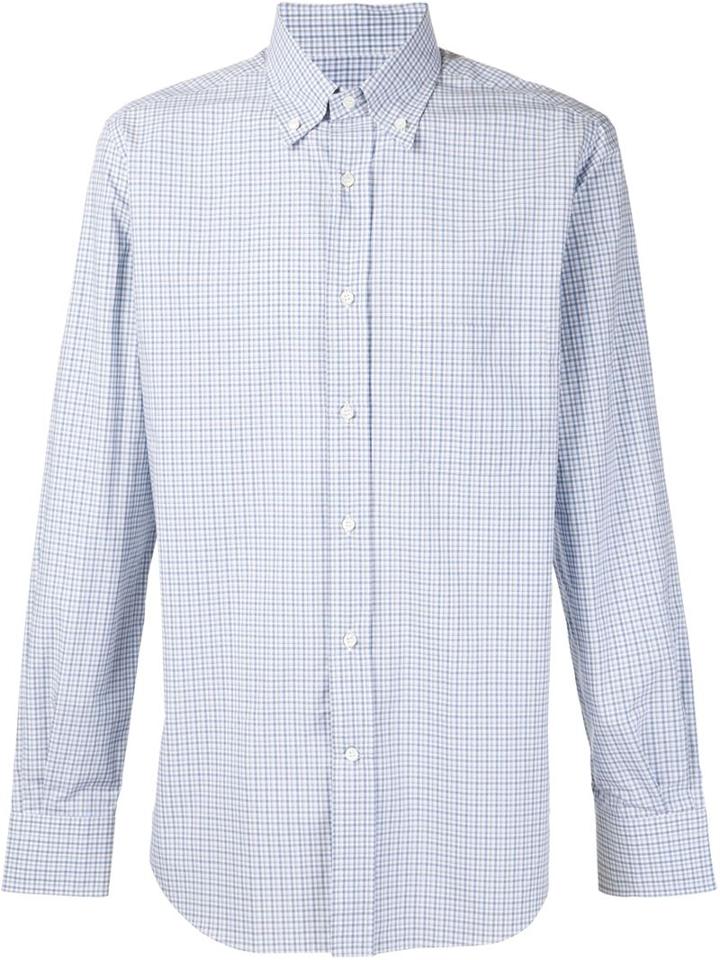 Loro Piana Micro Check Print Shirt