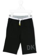 Dkny Kids - Lace-up Shorts - Kids - Cotton/polyester - 8 Yrs, Boy's, Black