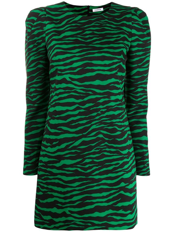 P.a.r.o.s.h. Long Sleeve Short Dress - Green