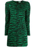 P.a.r.o.s.h. Long Sleeve Short Dress - Green