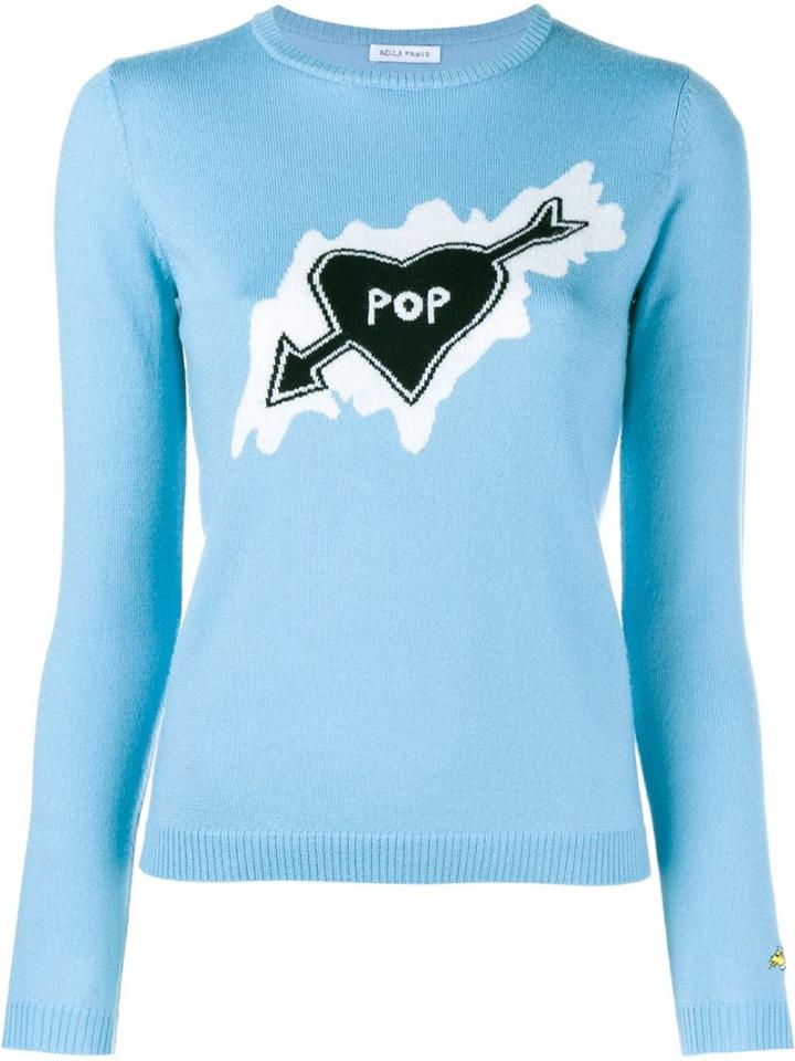 Bella Freud Pop Heart Jumper