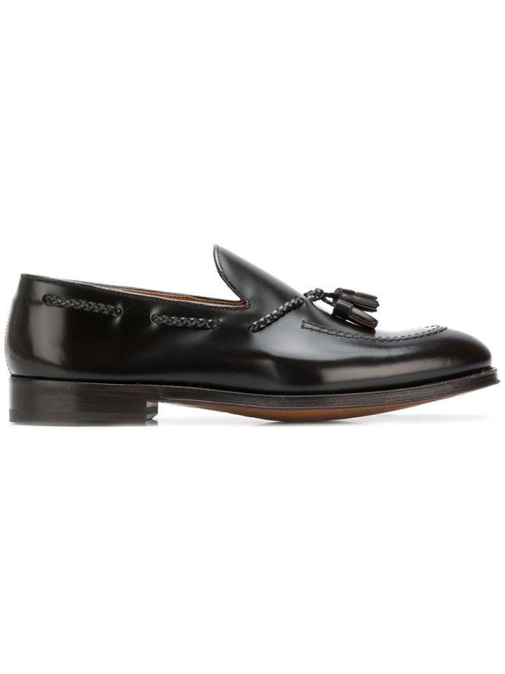 Doucal's Tassel Slip-on Loafers - Brown