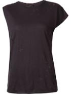 R13 Asymmetric Distressed T-shirt