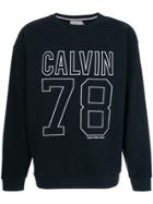 Calvin Klein Jeans Embroidered Logo Sweater - Black