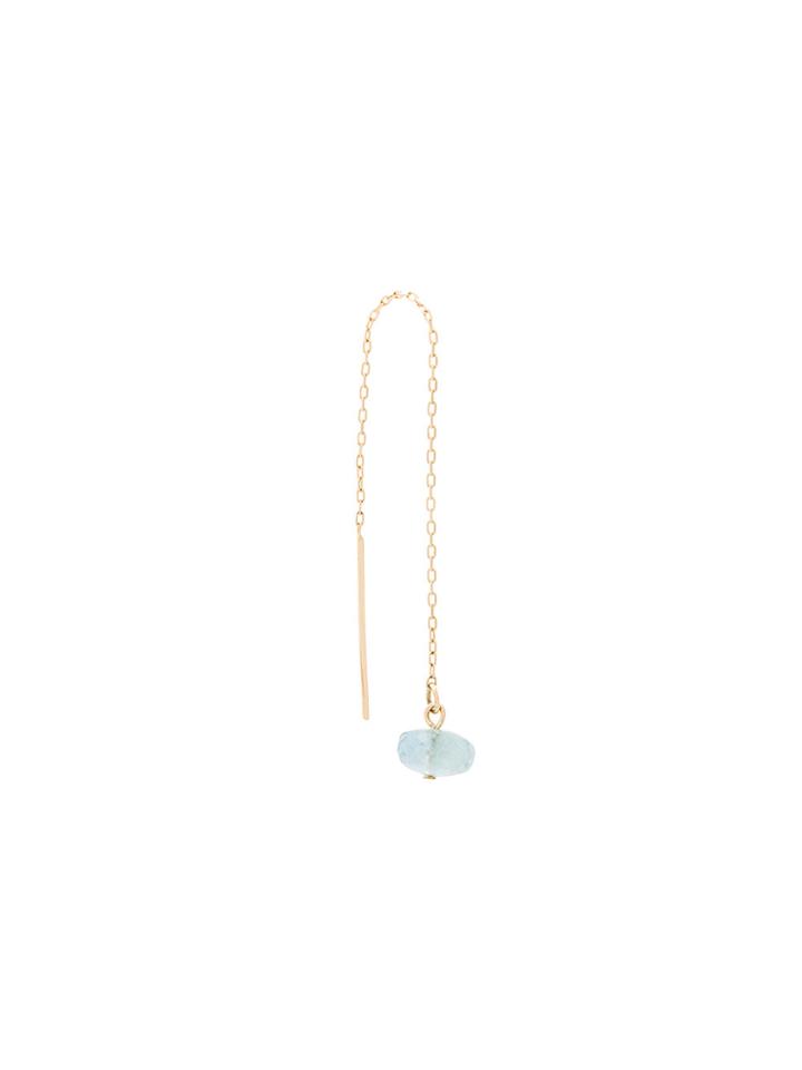 Uzerai Edits Aquamarine Pull-through Earring - Blue