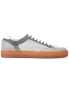 Brunello Cucinelli Flat Lace-up Sneakers - Grey