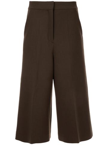 Cyclas Cropped Trousers - Brown