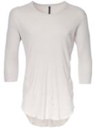 Kazuyuki Kumagai Three-quarter Sleeve T-shirt, Men's, Size: 3, Nude/neutrals, Cotton