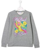 My Brand Kids Embellished Crew Neck Sweatshirt - Grey