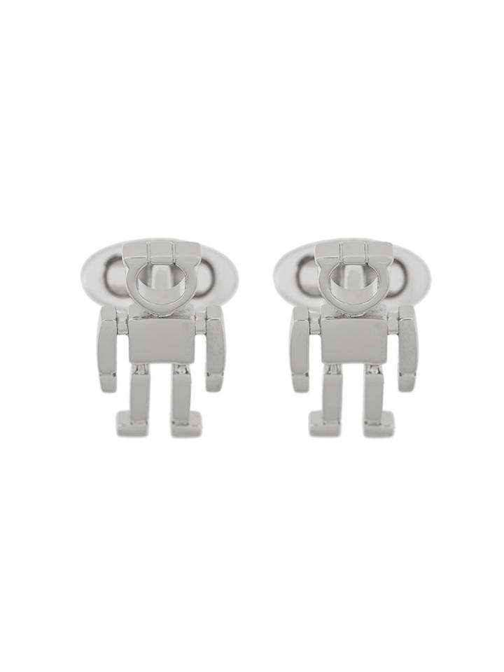 Salvatore Ferragamo Articulated Gancio Cufflinks - Metallic