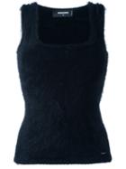 Dsquared2 Knitted Effect Vest, Women's, Size: Small, Black, Polyamide/spandex/elastane/angora
