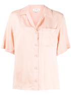 Equipment Short-sleeve Shift Blouse - Pink
