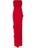 Lanvin Bustier Evening Gown, Women's, Size: 38, Black, Cotton/polyester/silk