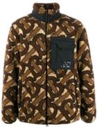 Burberry Burb Tb Logo Wb Jkt Brwn - Brown