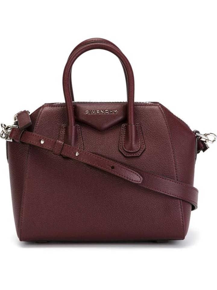 Givenchy - Mini 'antigona' Tote - Women - Goat Skin - One Size, Pink/purple, Goat Skin