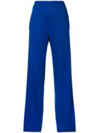 Givenchy Logo Trim Track Pants - Blue