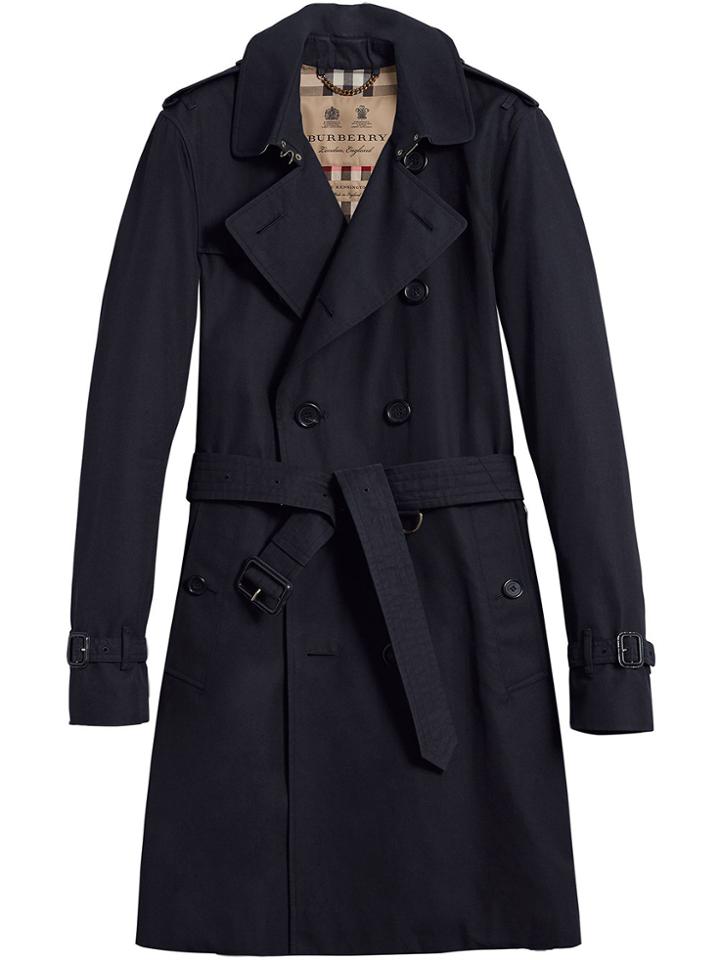 Burberry The Sandringham - Long Trench Coat - Blue