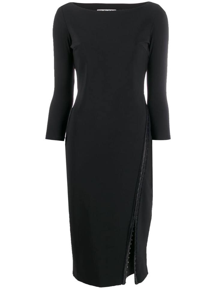 Le Petite Robe Di Chiara Boni Split Midi Dress - Black