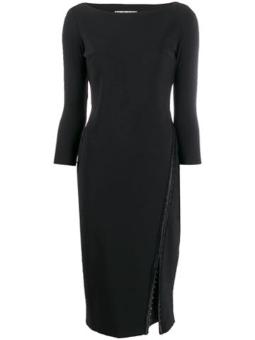 Le Petite Robe Di Chiara Boni Split Midi Dress - Black
