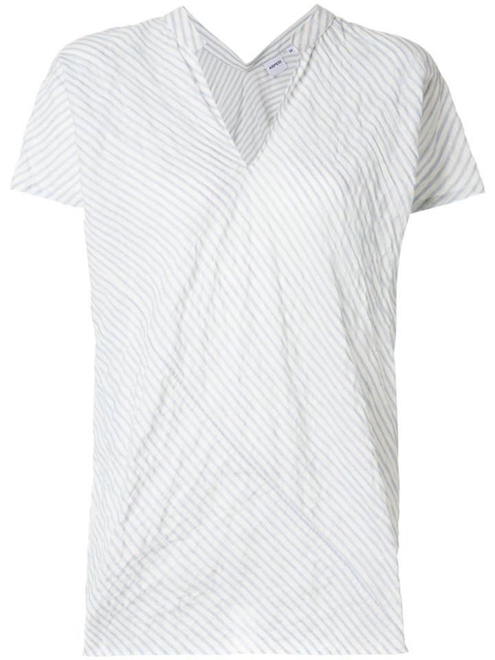 Aspesi Striped Blouse - White