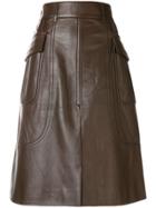 Red Valentino Tulle Layer Midi Skirt - Black