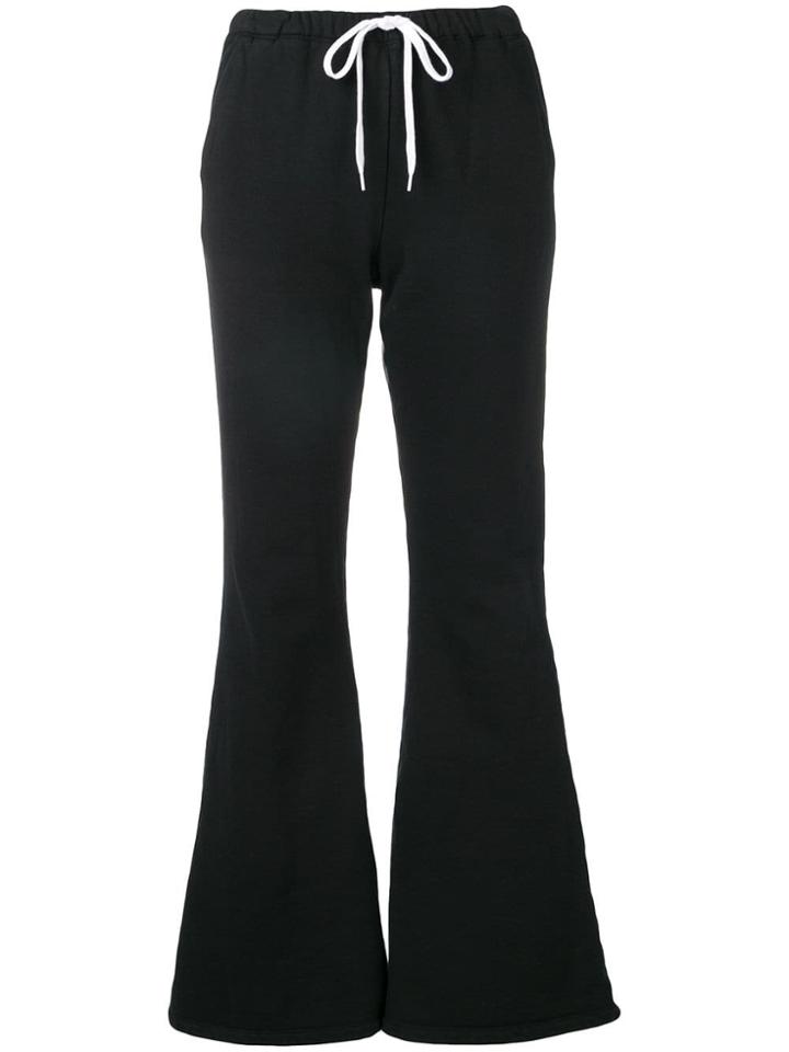 Facetasm Flared Track Pants - Black