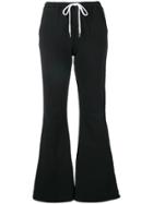 Facetasm Flared Track Pants - Black