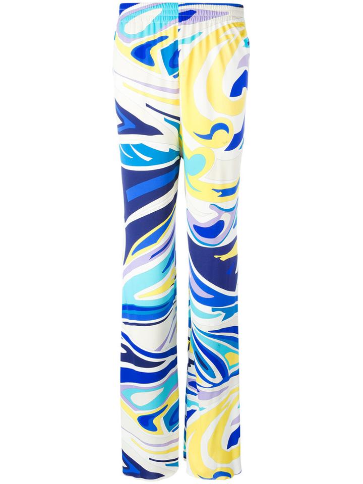 Emilio Pucci - Printed Palazzo Pants - Women - Silk/viscose - 38, Women's, Silk/viscose