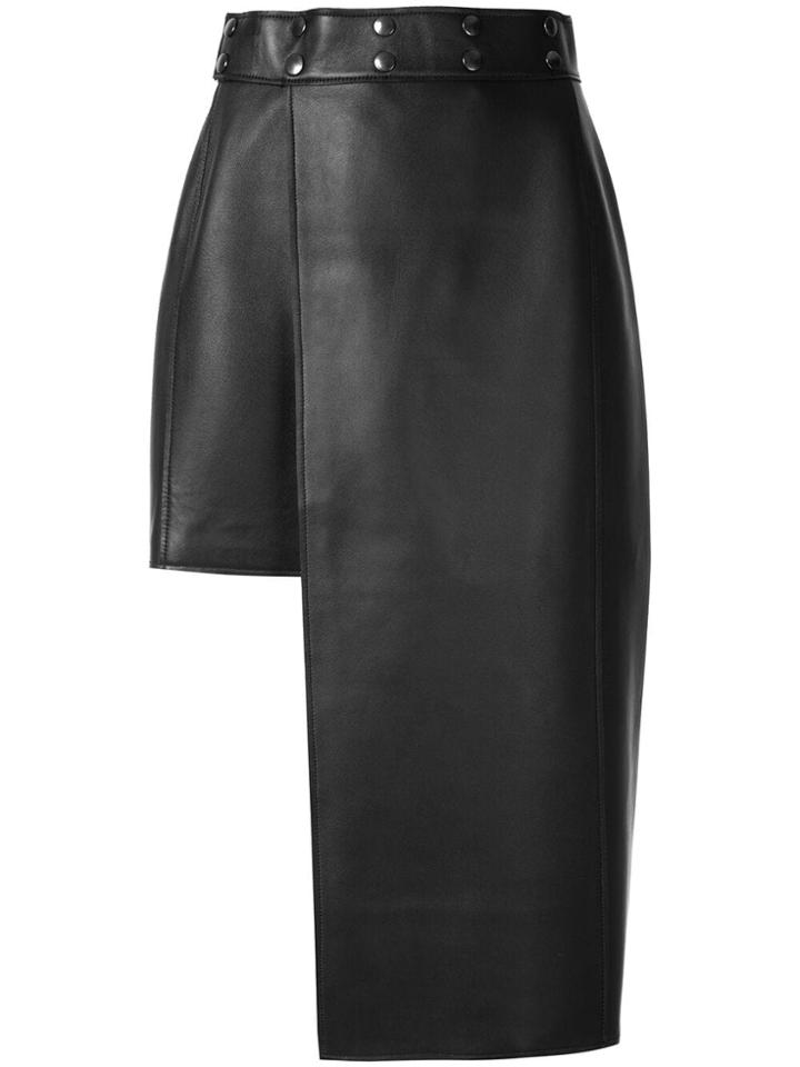 Boyarovskaya Asymmetric Pencil Skirt - Black