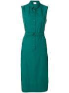 Akris Belted Shirt Dress - Green
