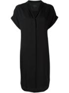Rag & Bone Shirt Dress, Women's, Size: 2, Black, Silk/triacetate