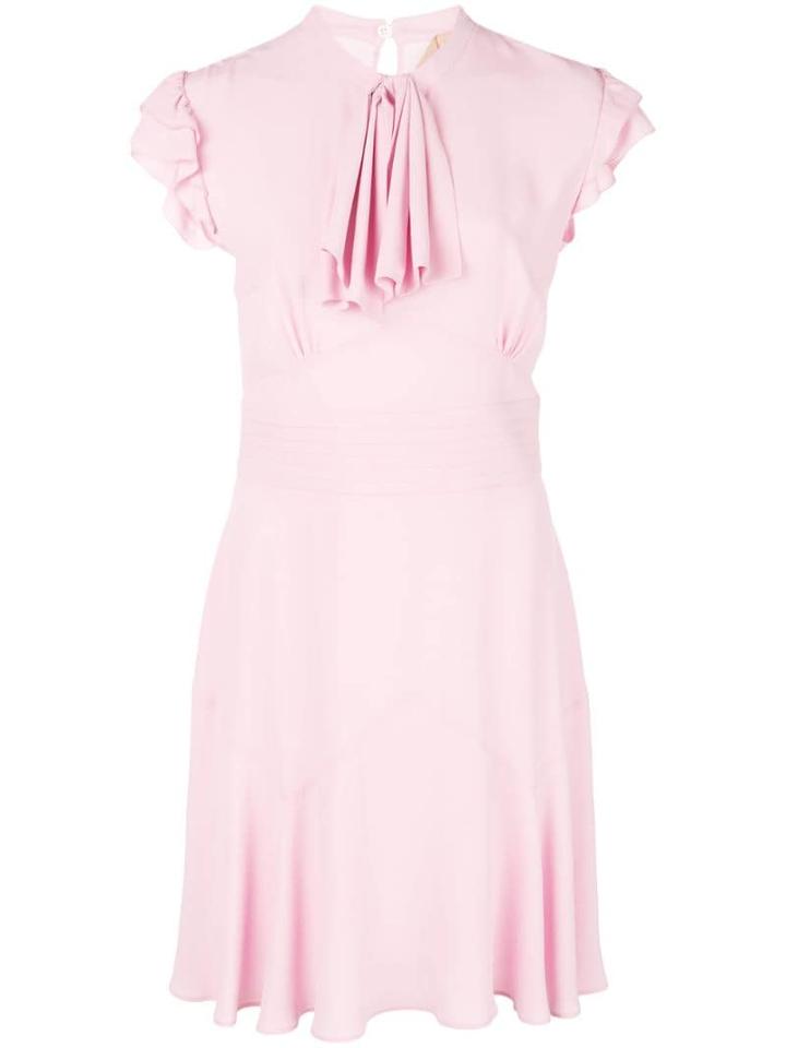 Nº21 Ruffled Short Dress - Pink