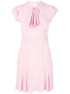 Nº21 Ruffled Short Dress - Pink