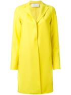 Harris Wharf London Fitted Coat, Women's, Size: 46, Yellow/orange, Virgin Wool
