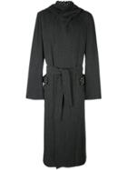 Yohji Yamamoto Vintage Hooded Maxi Coat - Grey