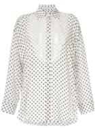 Ermanno Scervino Polka Dots Blouse - White