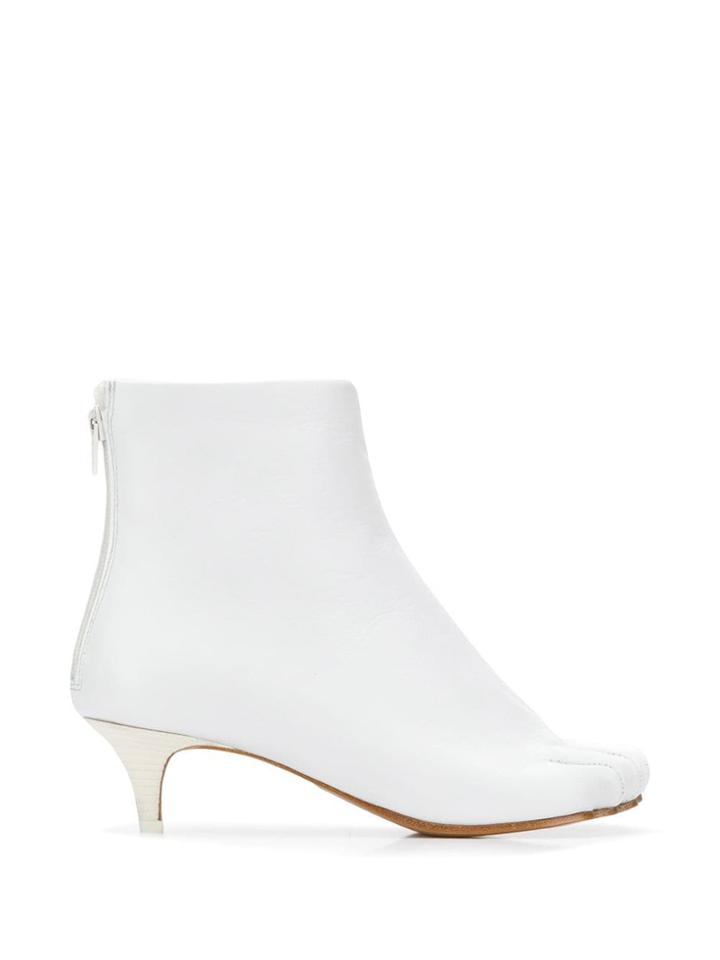 Mm6 Maison Margiela Stivaletto Boots - White