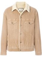 Gucci Embroidered Wolf Jacket - Nude & Neutrals