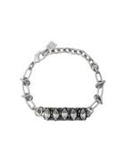 Dannijo Silver Linsala Swarovski Crystal Bracelet - Metallic
