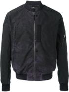 Stone Island Shadow Project Degradé Bomber Jacket, Men's, Size: Medium, Blue, Polyester